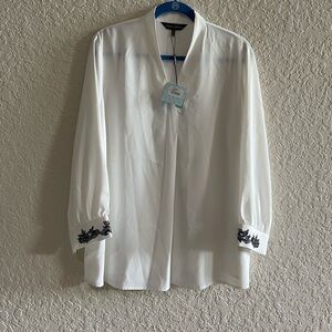 Ming Wang Elegant White Top